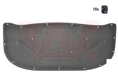 Isolamento de ruído da capota Audi A6 C5 4B5, 4B6